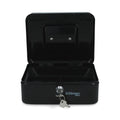 CAJA SEGURIDAD METALICA CON CHAPA 8 PULGADAS (6852049043664)