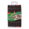 SET MARCADORES DOBLE PUNTA 6 COLORES