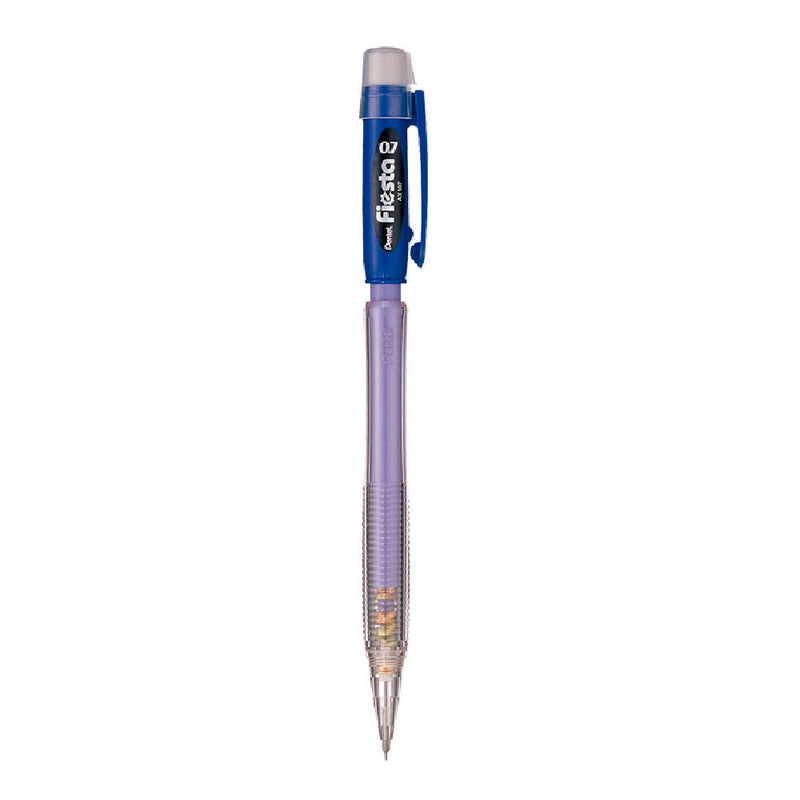 PORTAMINAS 0,7 MM PLASTICO FIESTA AZUL