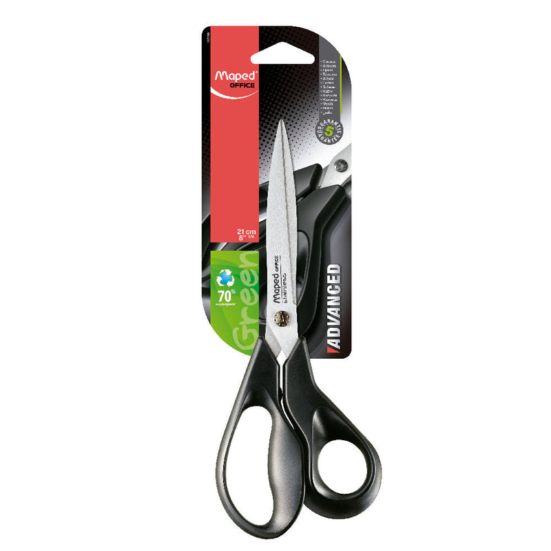 TIJERA OFICINA ADVANCED GREEN 21 CM