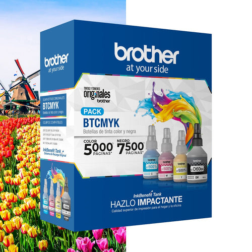 Pack 4 Colores Bt5001 Cmy + Btd60