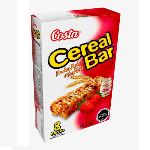 Barra Cereal Frutos Rojos + Yoghurt Display 8 Un X 21 Gr