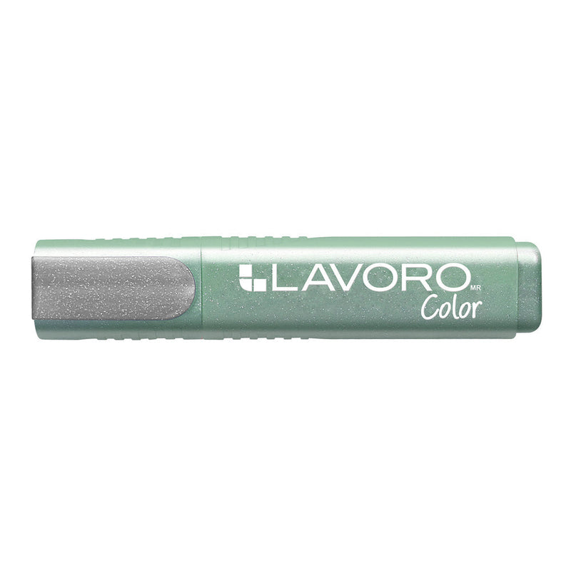 DESTACADOR ESCRITOR PUNTA BISELADA VERDE METAL