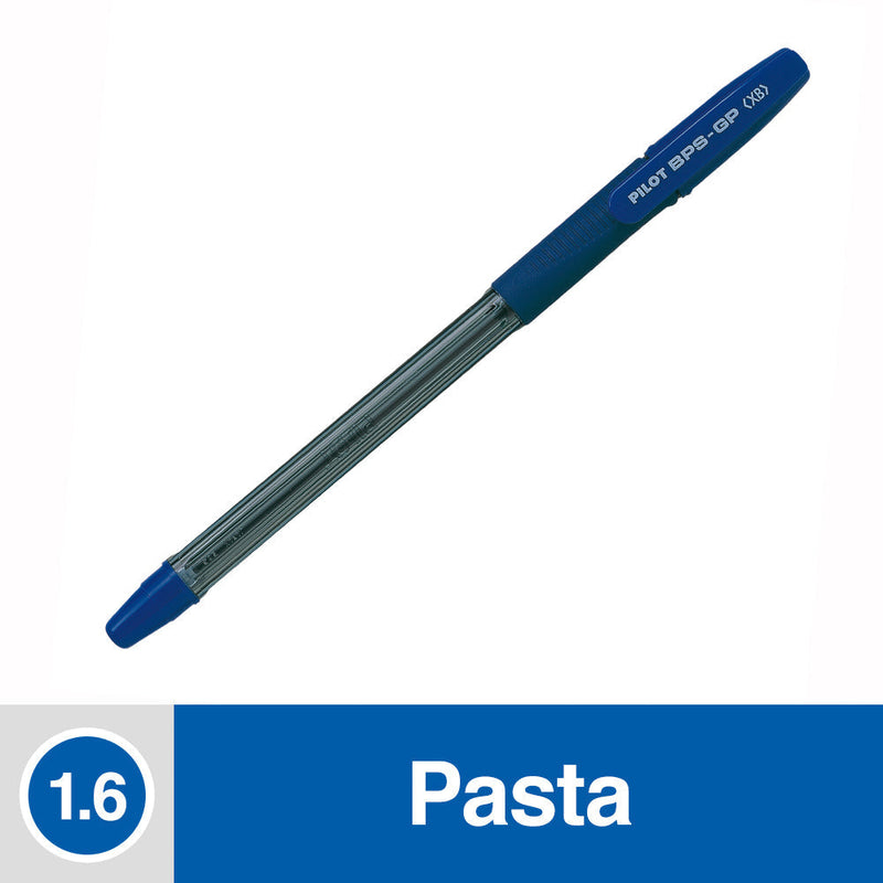 Lapiz Pasta 1.6 mm Punta Gruesa Azul Bps-Gp