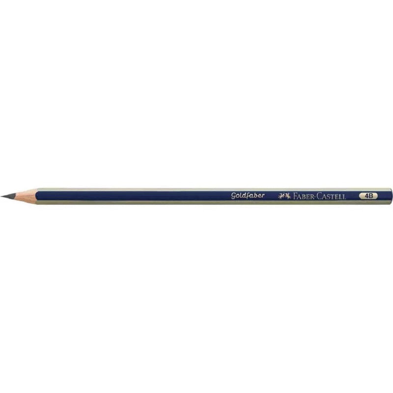 LAPIZ GRAFITO TECNICO 4B HEXAGONAL BICOLOR GOLDFABER 1221 (6852067786960)