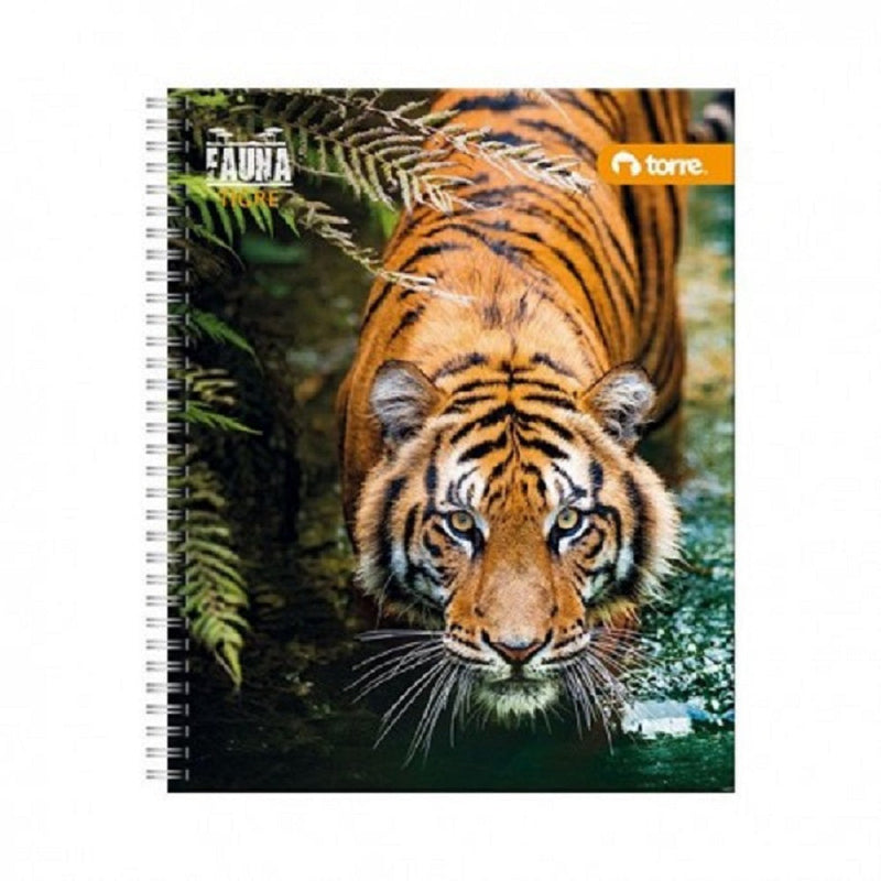 Cuaderno Universitario Matematica 7 Mm 100 Hojas Clasico Fauna