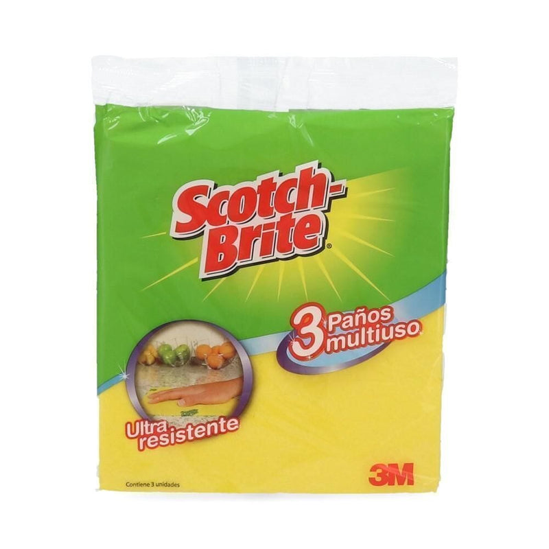 Paño Multiuso 3 Unidades Scotch-Brite 3M 