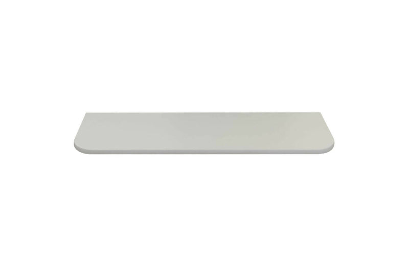 Repisa Blanca 25x80 Canto Blanco